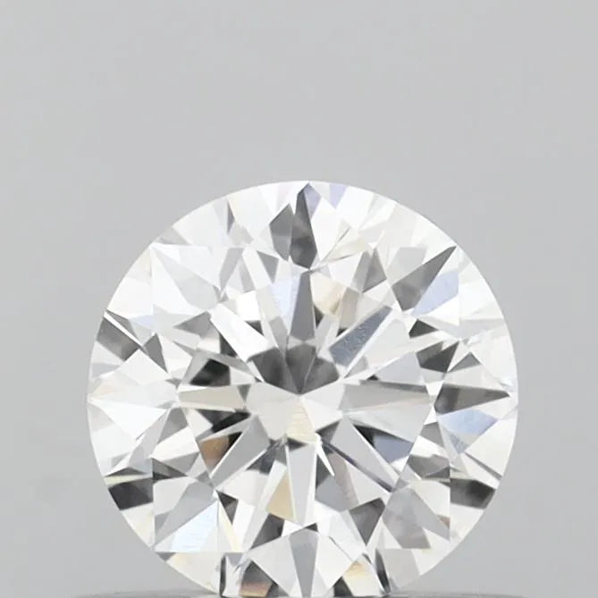 0.53ct round lab grown diamond (colour d, clarity vvs2, cut vg, igi certified)