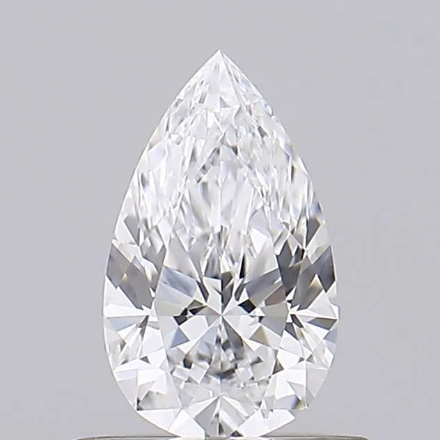 0.55ct pear lab grown diamond (colour d, clarity if, cut ex, igi certified)