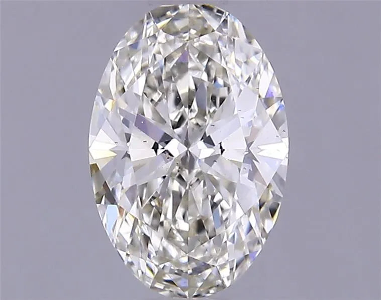 0.79ct oval lab grown diamond (colour h, clarity vs2, igi certified)