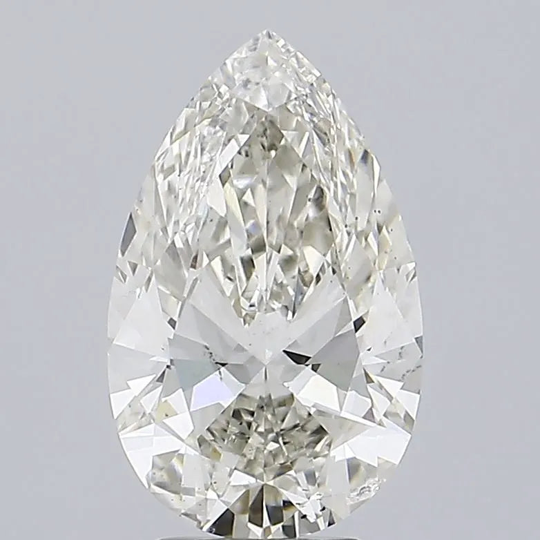 3.82 carats pear diamond