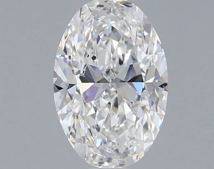 1.00ct oval lab grown diamond (colour e, clarity vvs2, igi certified)