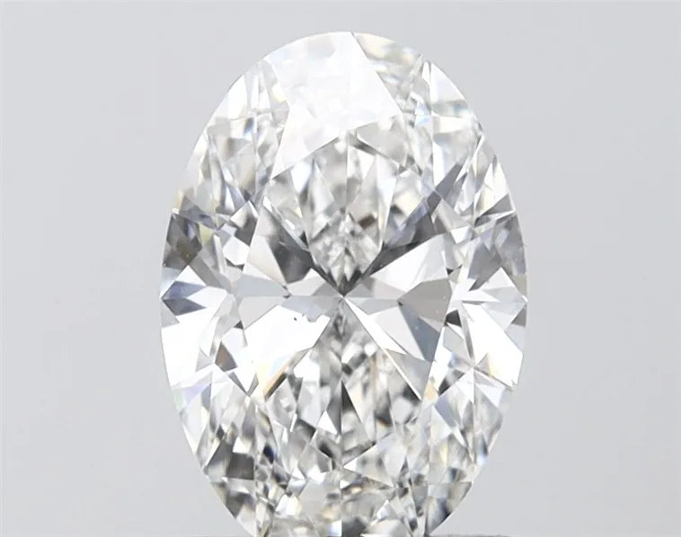 1.50ct oval lab grown diamond (colour e, clarity vs1, igi certified)