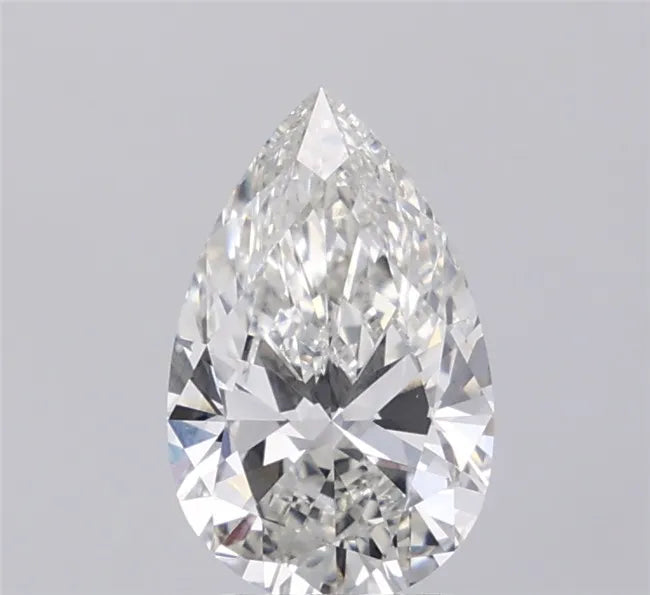 2.00ct pear lab grown diamond (colour h, clarity vvs2, igi certified)