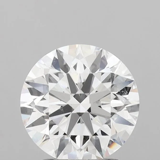 2.03ct round lab grown diamond (colour e, clarity vvs1, cut id, igi certified)