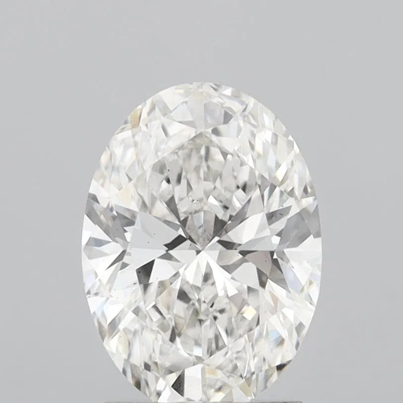 2.08ct oval lab grown diamond (colour g, clarity vs1, igi certified)