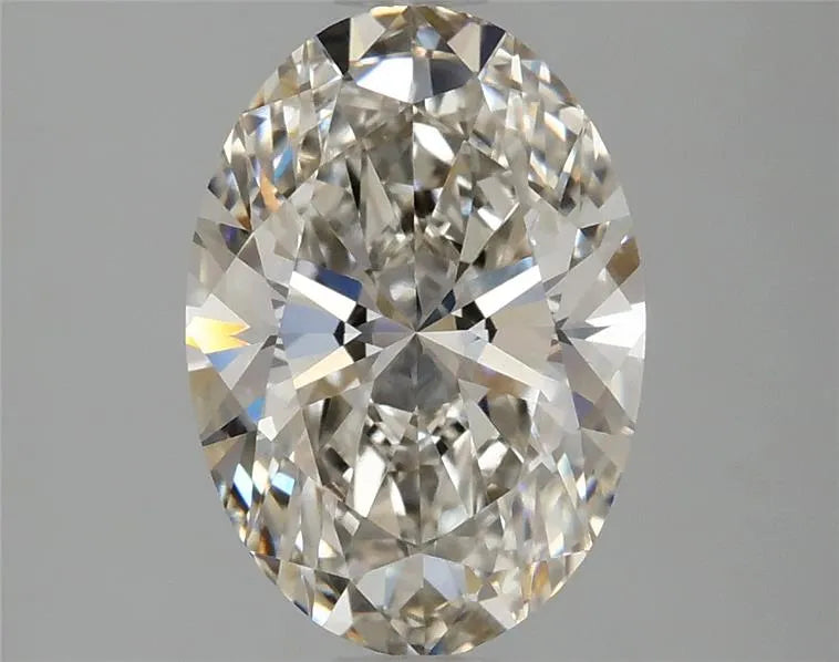2.12ct oval lab grown diamond (colour h, clarity vs1, igi certified)