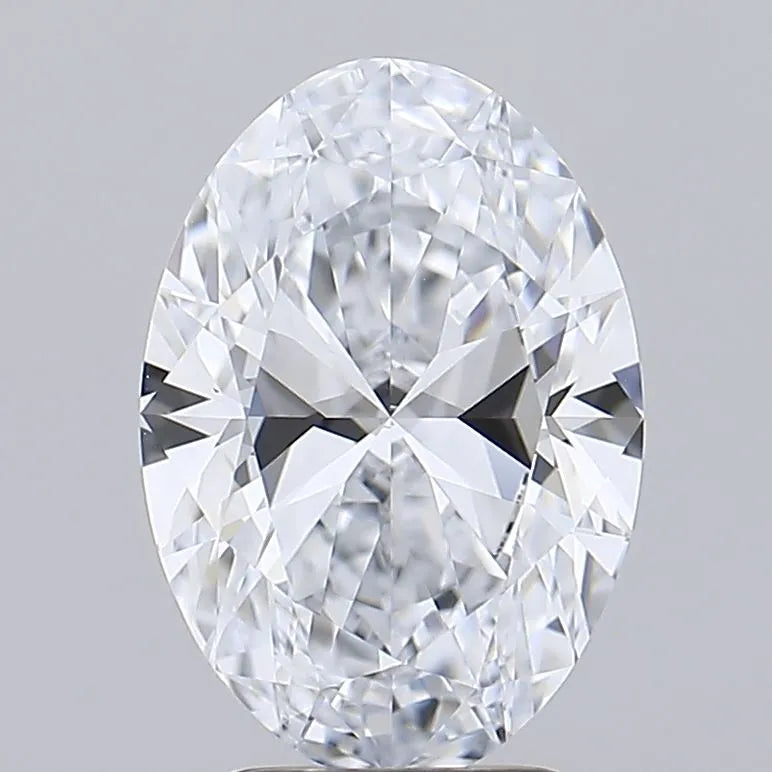 2.29ct oval lab grown diamond (colour e, clarity if, igi certified)