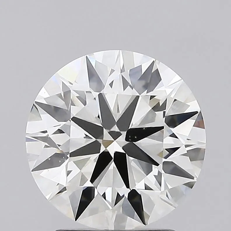 2.31ct round lab grown diamond (colour j, clarity vvs2, cut id, igi certified)