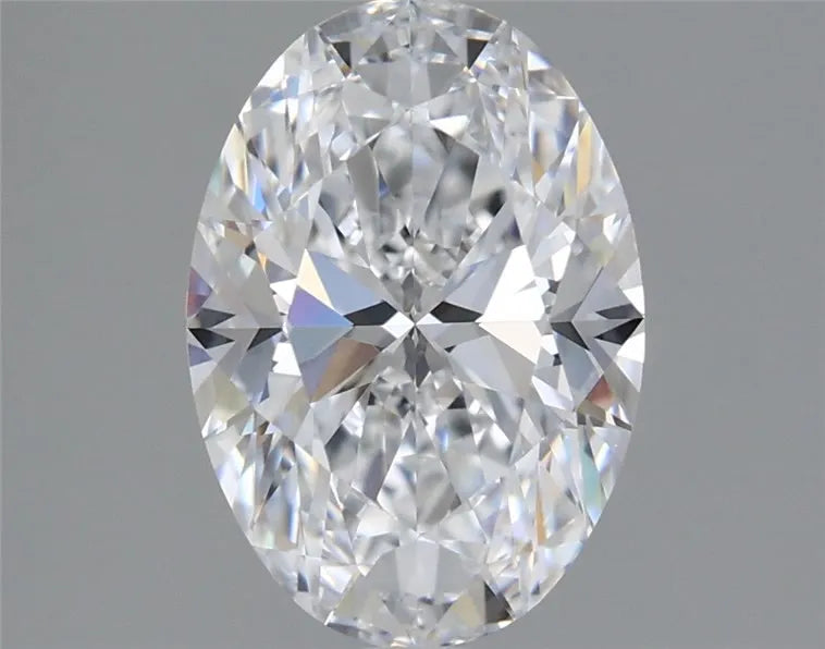 2.50ct oval lab grown diamond (colour e, clarity vvs2, igi certified)