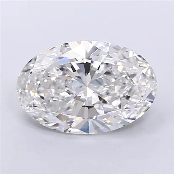 2.74ct oval lab grown diamond (colour e, clarity vvs2, igi certified)