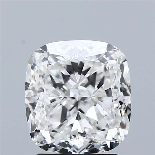 2.83ct cushion modified lab grown diamond (colour e, clarity vvs2, igi certified)