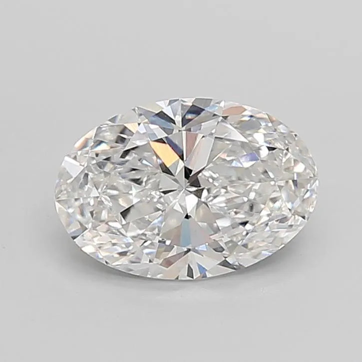 2.50ct oval lab grown diamond (colour e, clarity vvs2, igi certified)