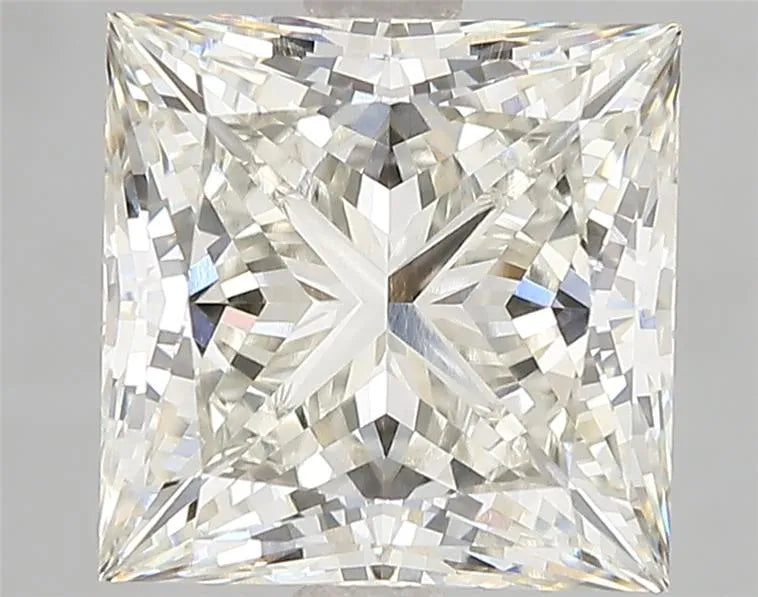 4.60ct princess lab grown diamond (colour h, clarity vvs2, igi certified)