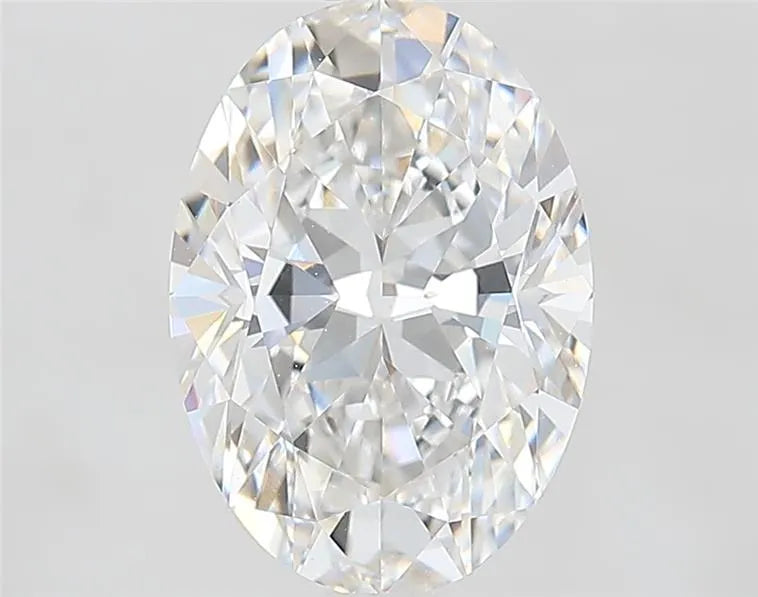 3.00ct oval lab grown diamond (colour f, clarity vvs2, igi certified)