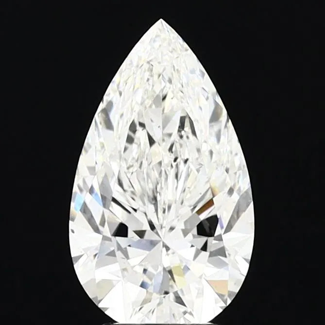 3.00ct pear lab grown diamond (colour g, clarity vs2, igi certified)