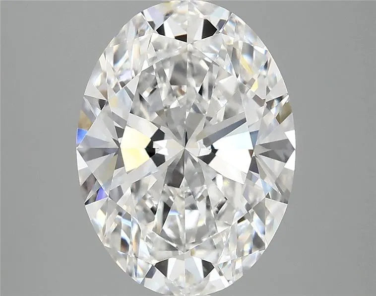3.84ct oval lab grown diamond (colour e, clarity vvs2, igi certified)