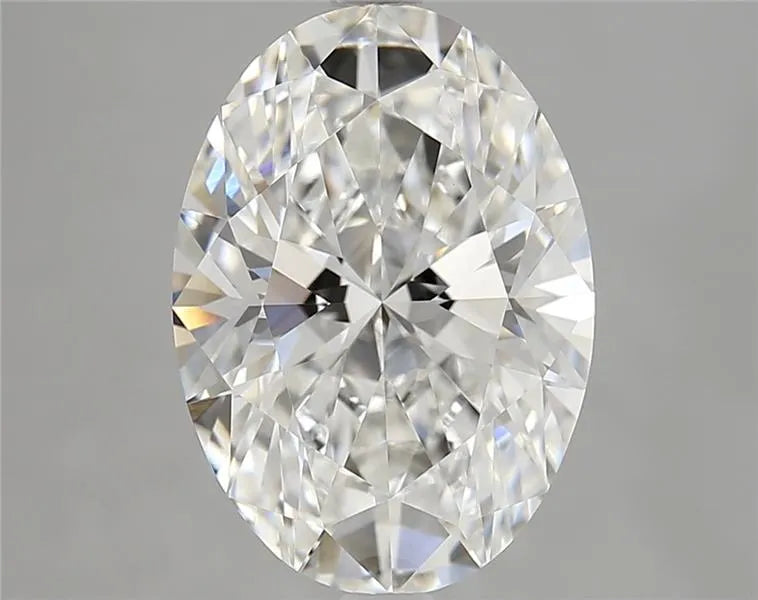 4.09ct oval lab grown diamond (colour e, clarity vvs2, cut ex, igi certified)