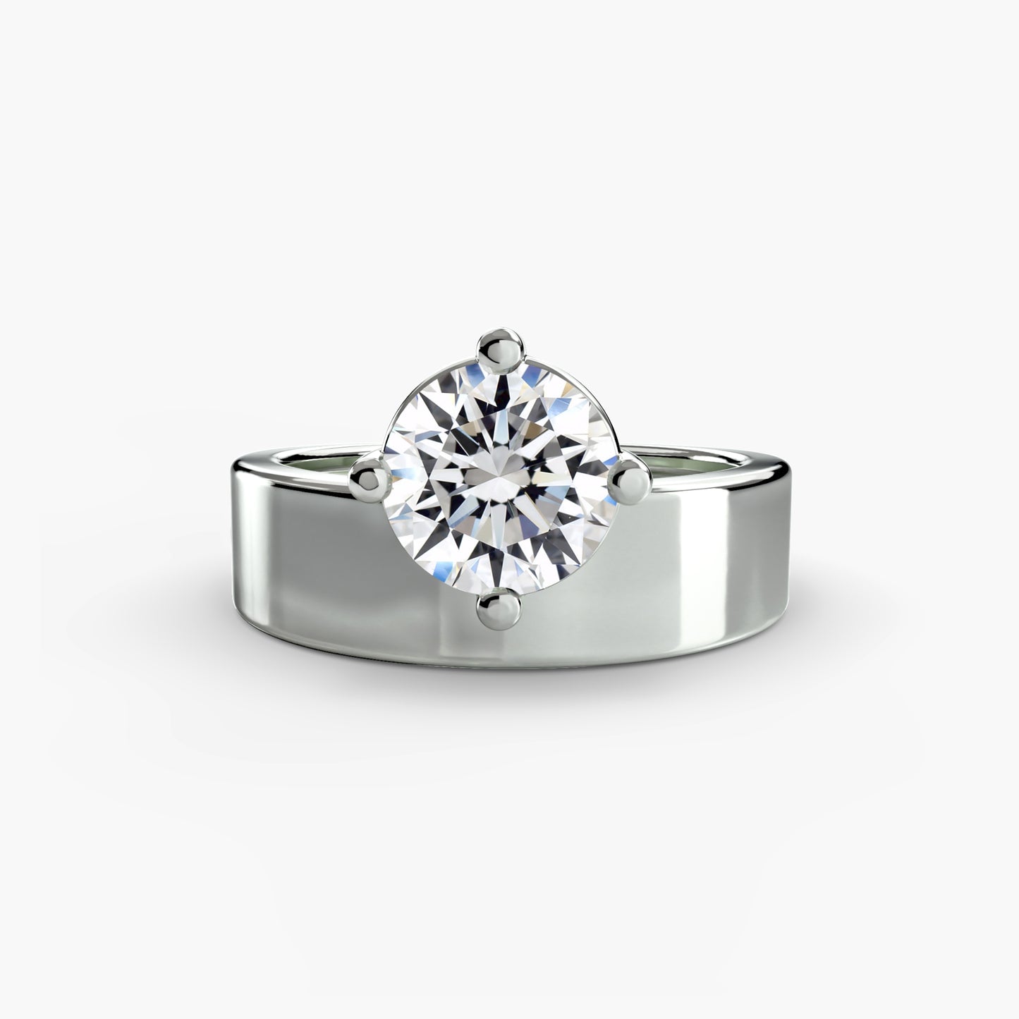 wide band solitaire