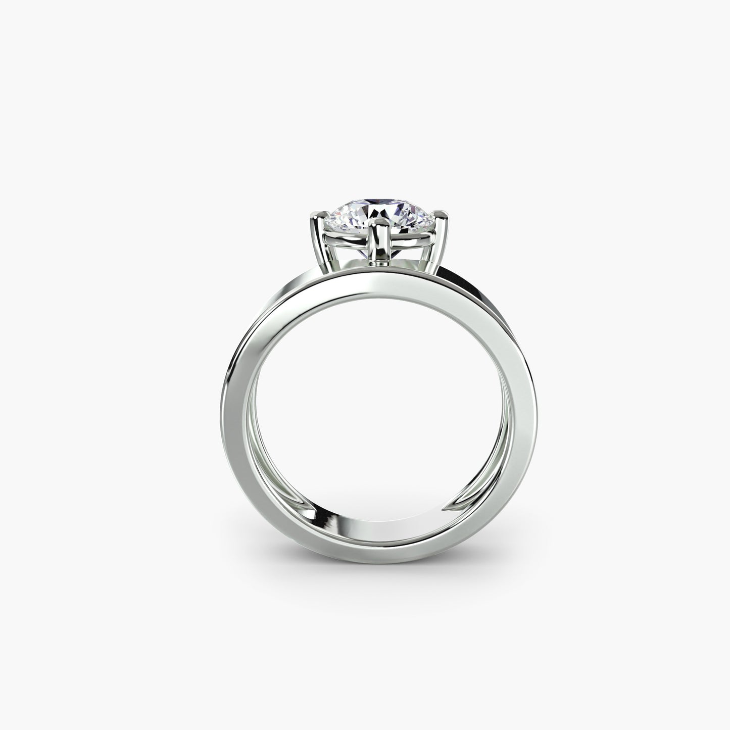 wide band solitaire