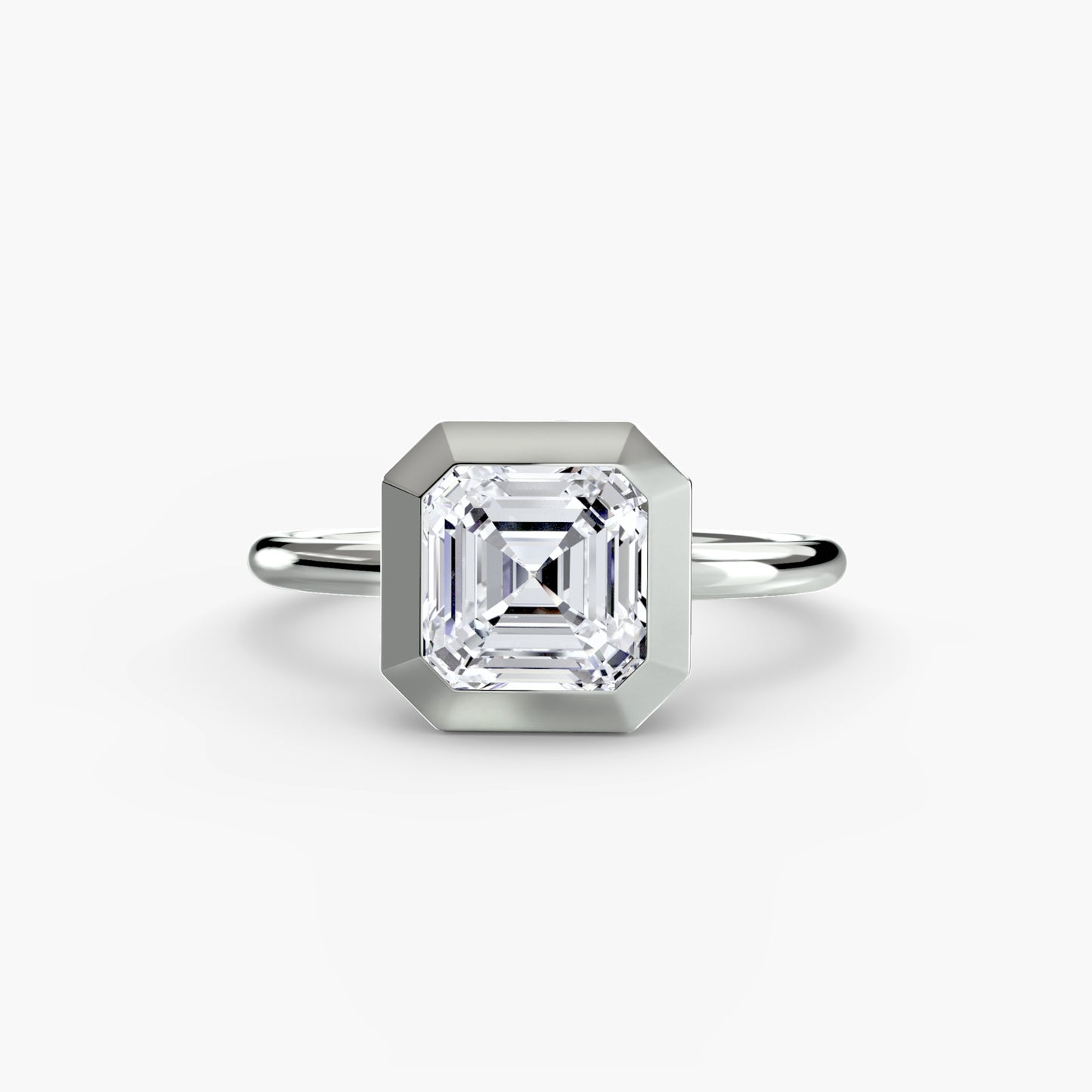 the bezel set solitaire