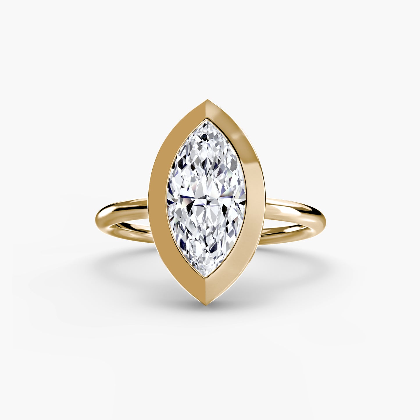 the bezel set solitaire