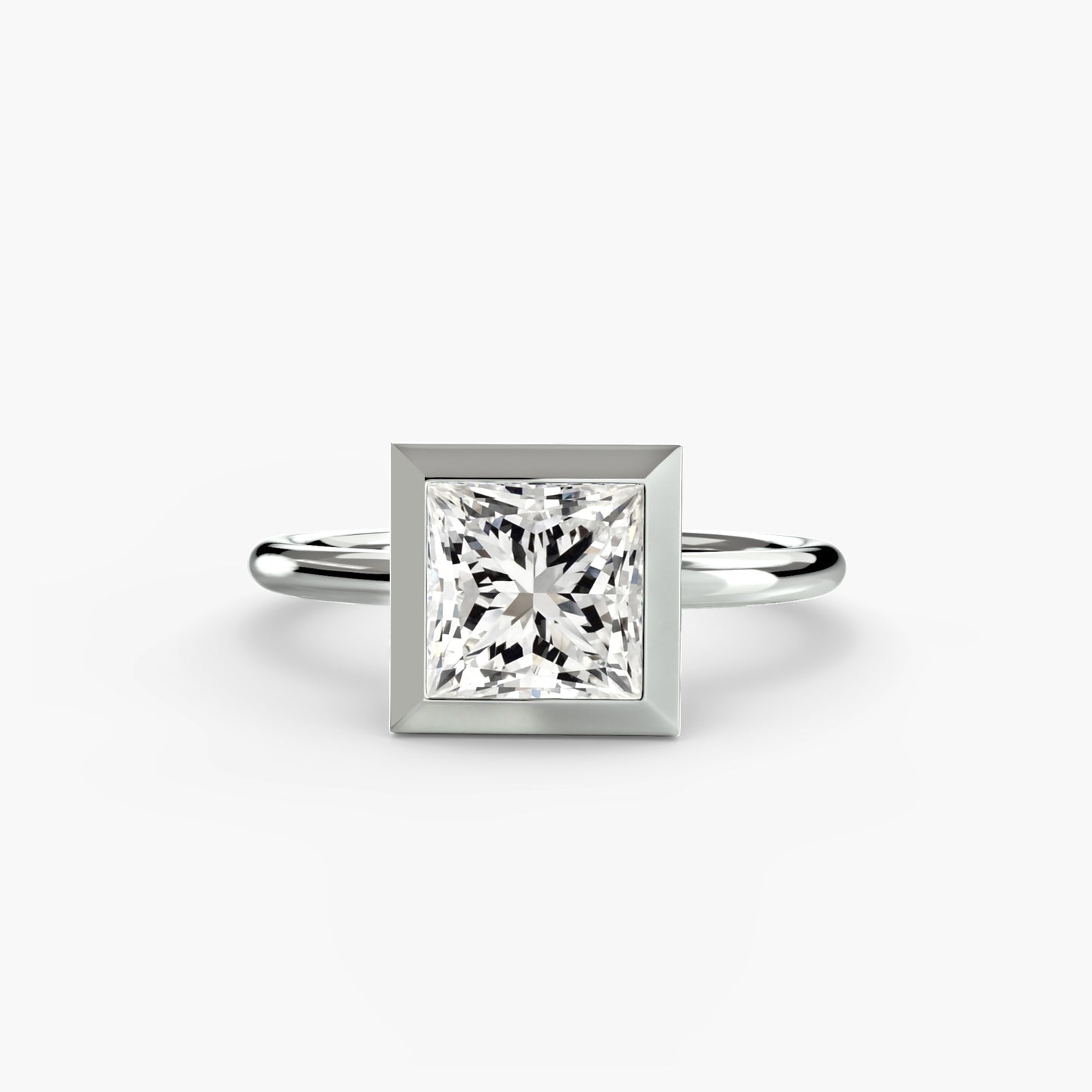 the bezel set solitaire