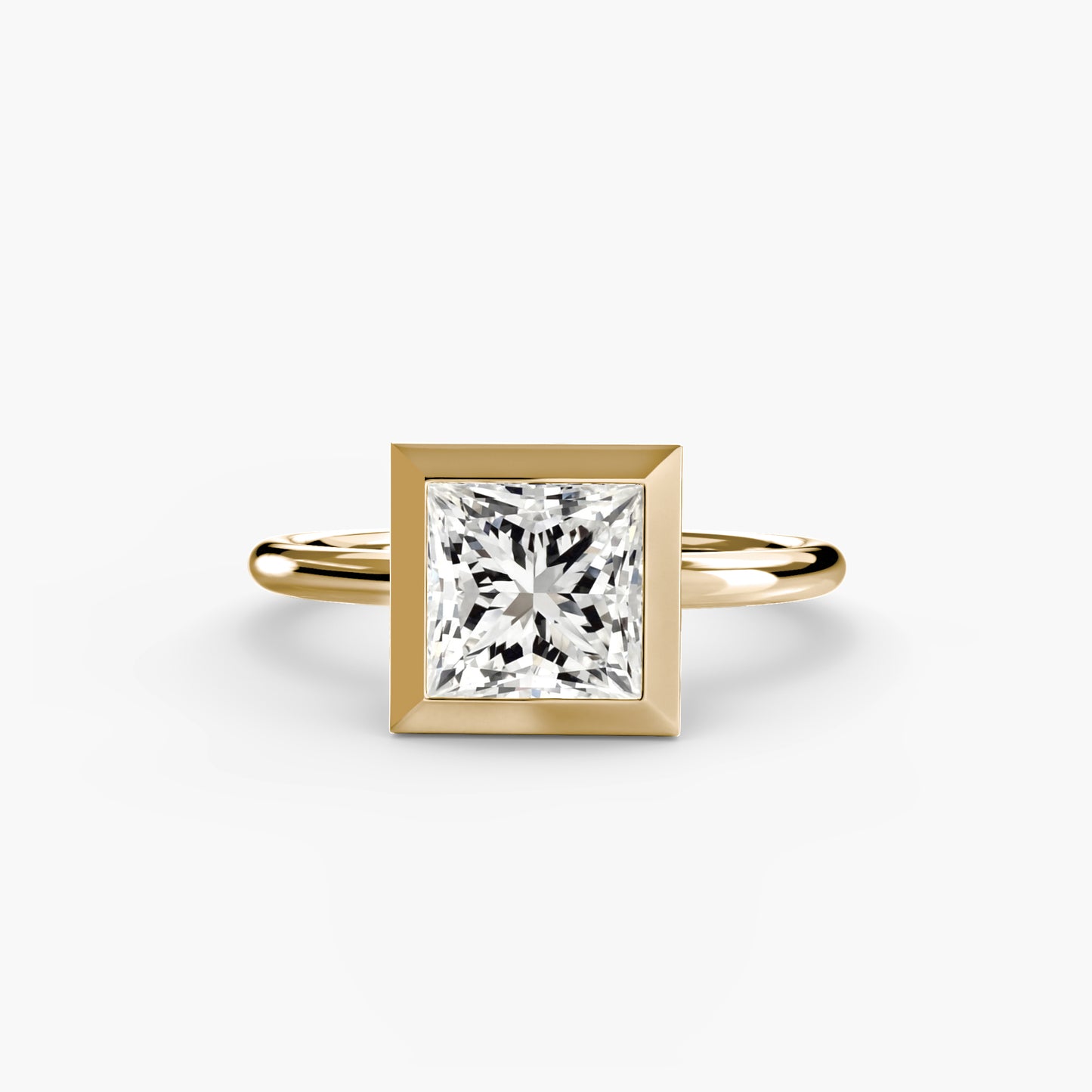 the bezel set solitaire