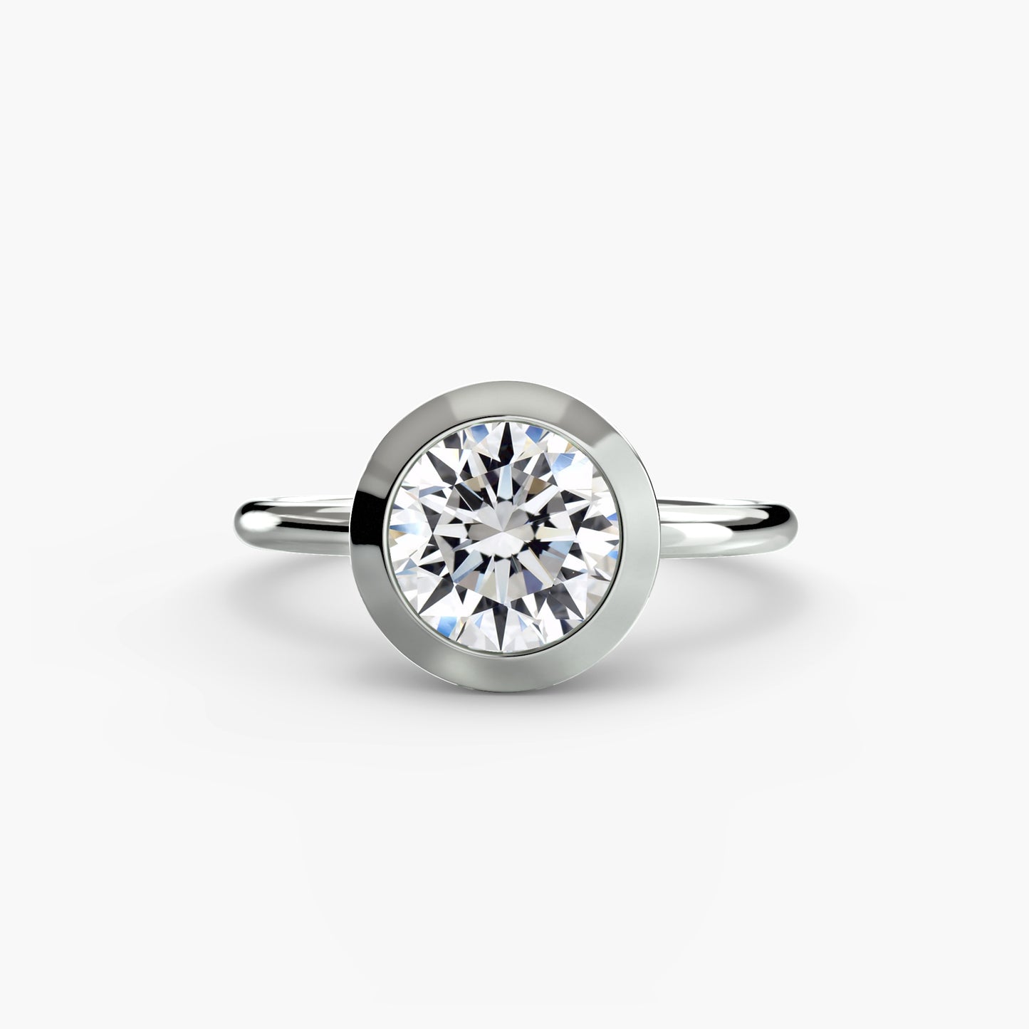 the bezel set solitaire