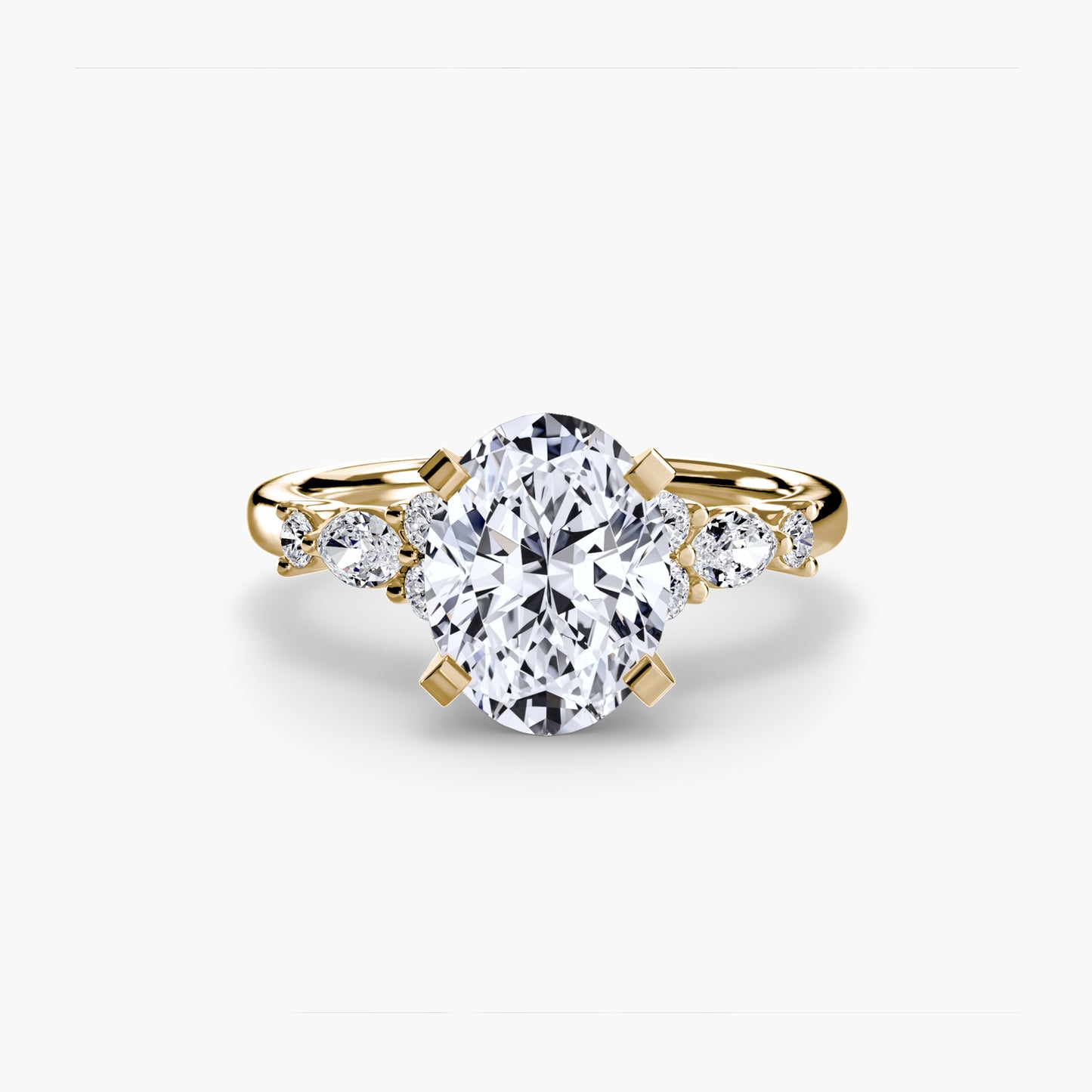 the floral accent solitaire