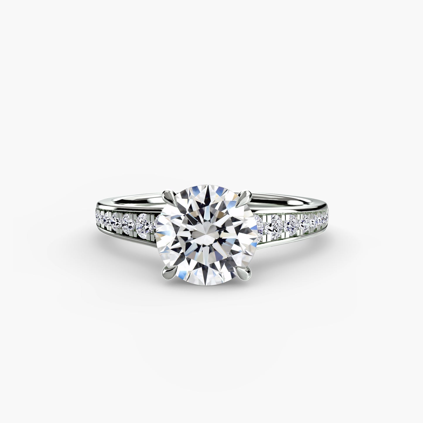 solitaire with pavé 7