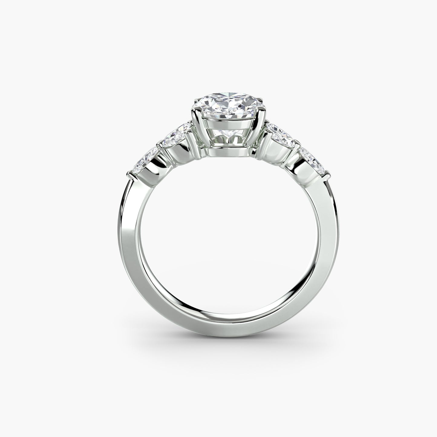 the shoulder cluster ring