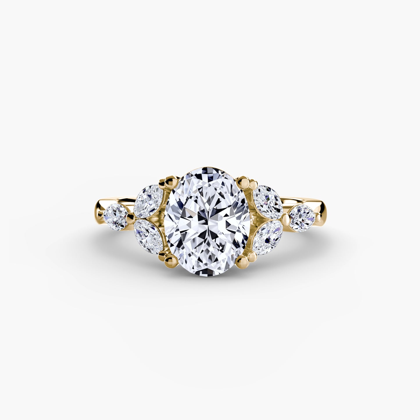 the shoulder cluster ring
