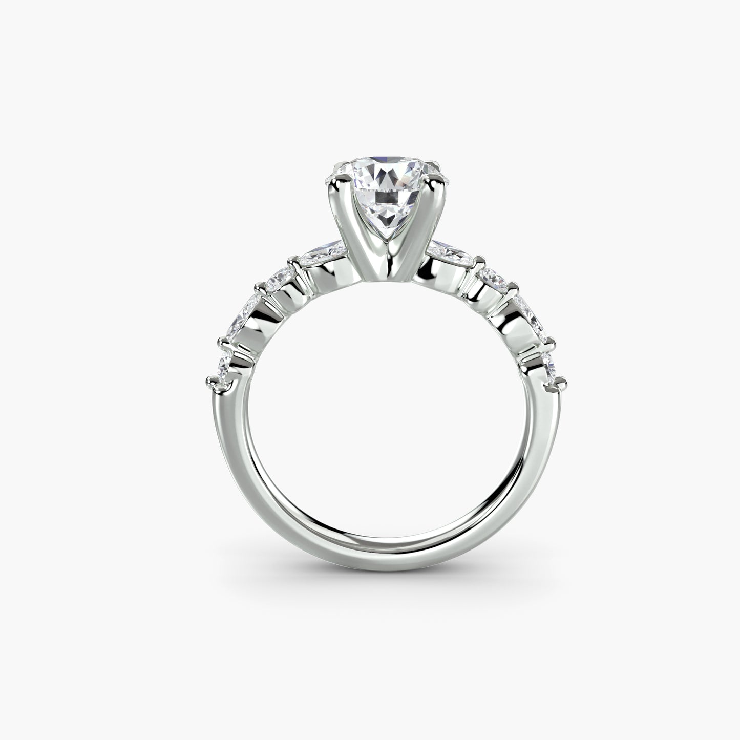 solitaire with eternity pavé 2