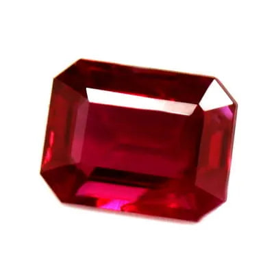 0.40ct Emerald Natural Ruby (Colour Red, Clarity Slightly Included, Cut Faceted)
