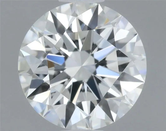0.52ct Round Natural Diamond (Colour F, Clarity VVS1, Cut EX, GIA Certified)
