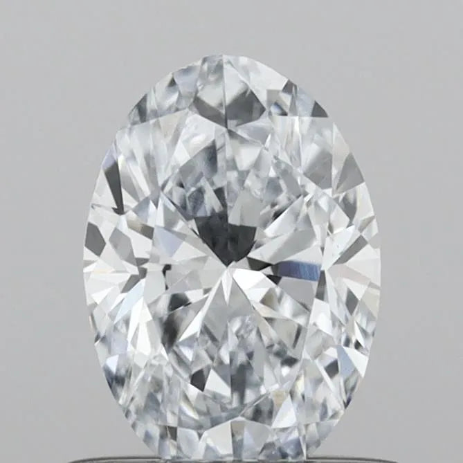 0.53ct oval lab grown diamond (colour h, clarity vs1, igi certified)