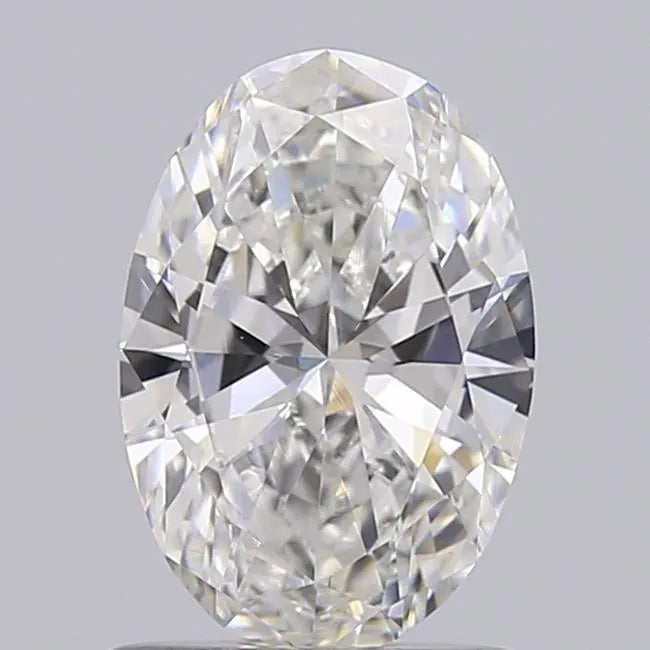 0.91ct oval lab grown diamond (colour e, clarity vvs2, igi certified)