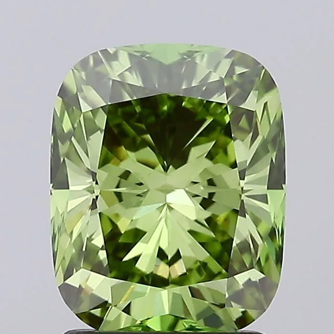 1.91 carats cushion brilliant diamond