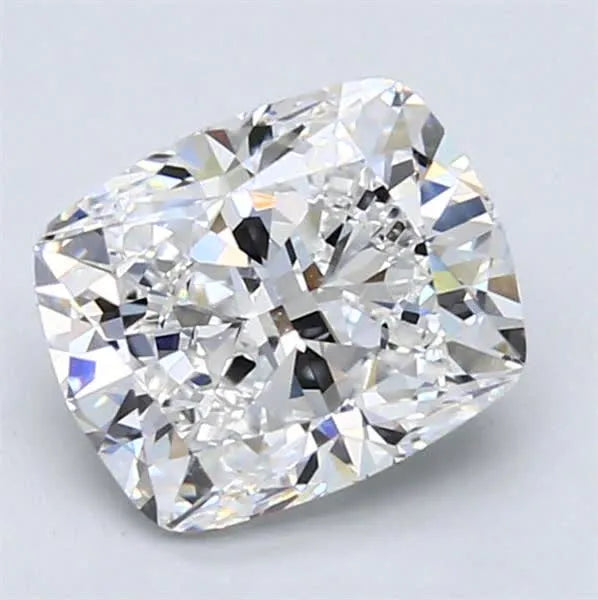 2.01 carats cushion brilliant diamond