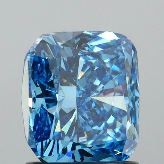 1.87 carats cushion brilliant diamond