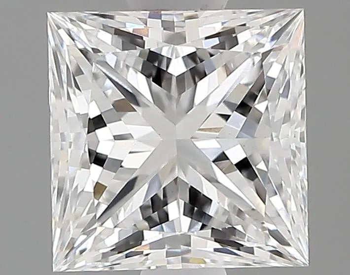 1.00ct princess lab grown diamond (colour e, clarity vvs2, cut ex, igi certified)