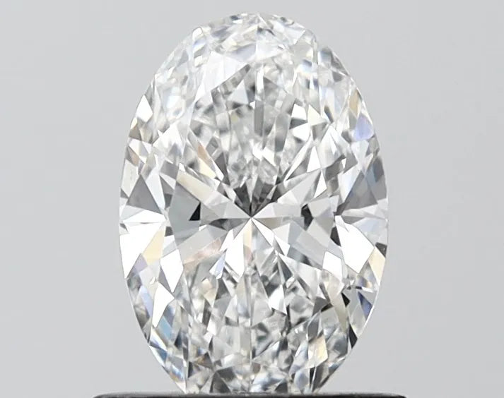 1.03ct oval lab grown diamond (colour e, clarity vvs1, igi certified)