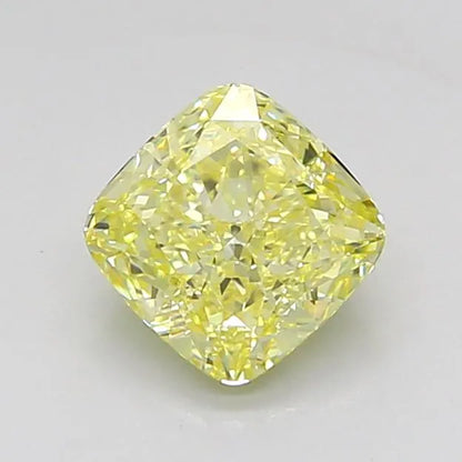 1.05ct Cushion modified Lab Grown Diamond (Colour Fancy Light Yellow, Clarity VVS2, IGI Certified)