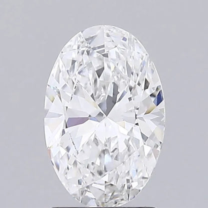 1.50ct Oval Lab Grown Diamond (Colour E, Clarity VVS2, IGI Certified)