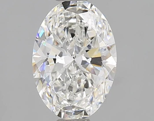 1.50ct Oval Lab Grown Diamond (Colour E, Clarity VVS2, IGI Certified)