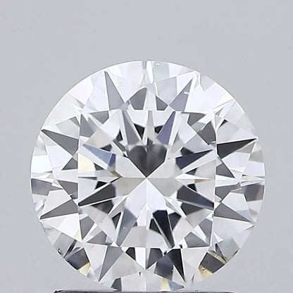 1.50ct Round Lab Grown Diamond (Colour D, Clarity VS2, Cut EX, IGI Certified)