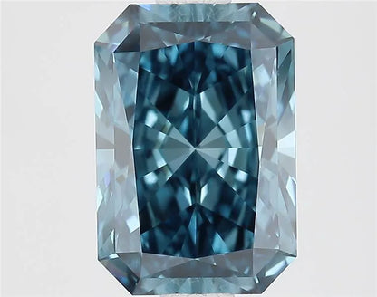 1.52ct Radiant Lab Grown Diamond (Colour Fancy Vivid Blue, Clarity VS1, IGI Certified)