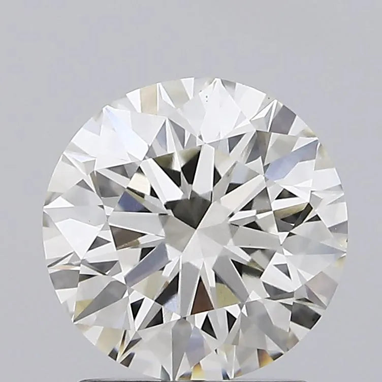 1.53ct round lab grown diamond (colour j, clarity vs1, cut id, igi certified)