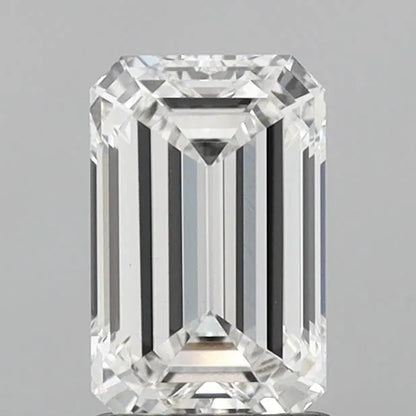 1.55ct Emerald Lab Grown Diamond (Colour E, Clarity VVS2, IGI Certified)