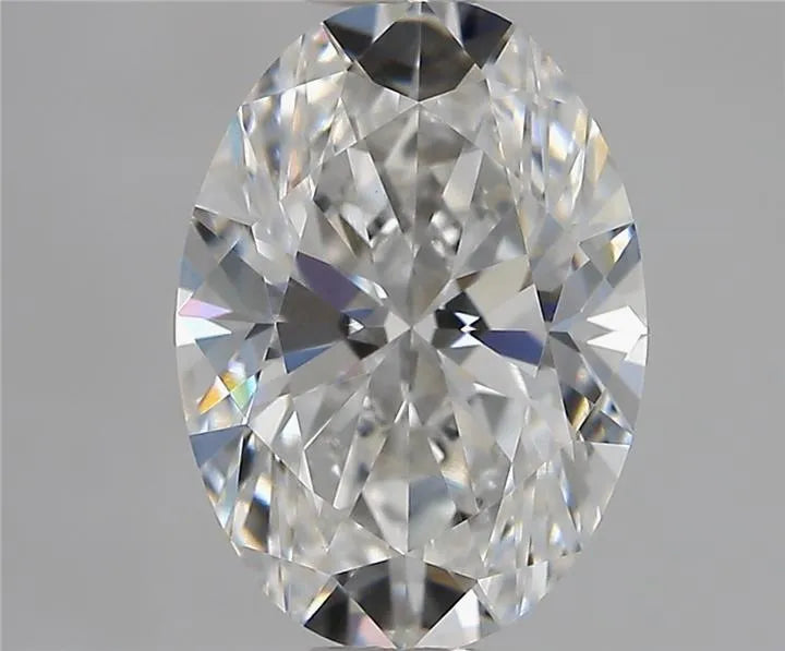 1.72ct oval lab grown diamond (colour e, clarity vvs2, igi certified)